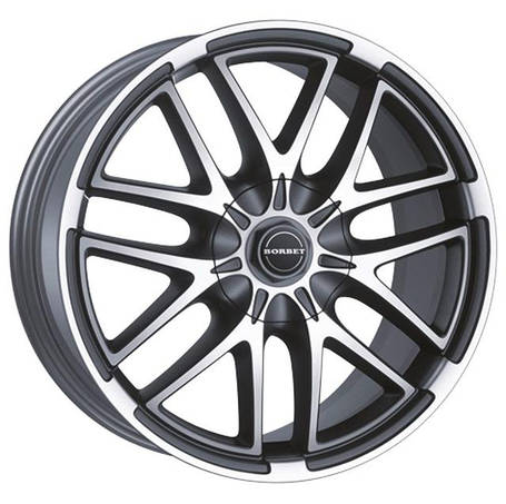 Диски Borbet XA колір Mistral Anthracite Polished Matt