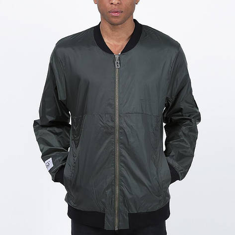 Удлиненный мужской бомбер куртка Light Army Jacket Dk Green от ...