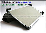 Ультратонкий чехол Lenovo Tab 4 7.0 Tb-7504X, чехол книжка TFC черный в эко коже PU, фото 6