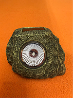 Декоративний Садовий світильник на сонячній батареї CAB90 камінь