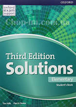 Solutions Third Edition Elementary student's Book / Підручник