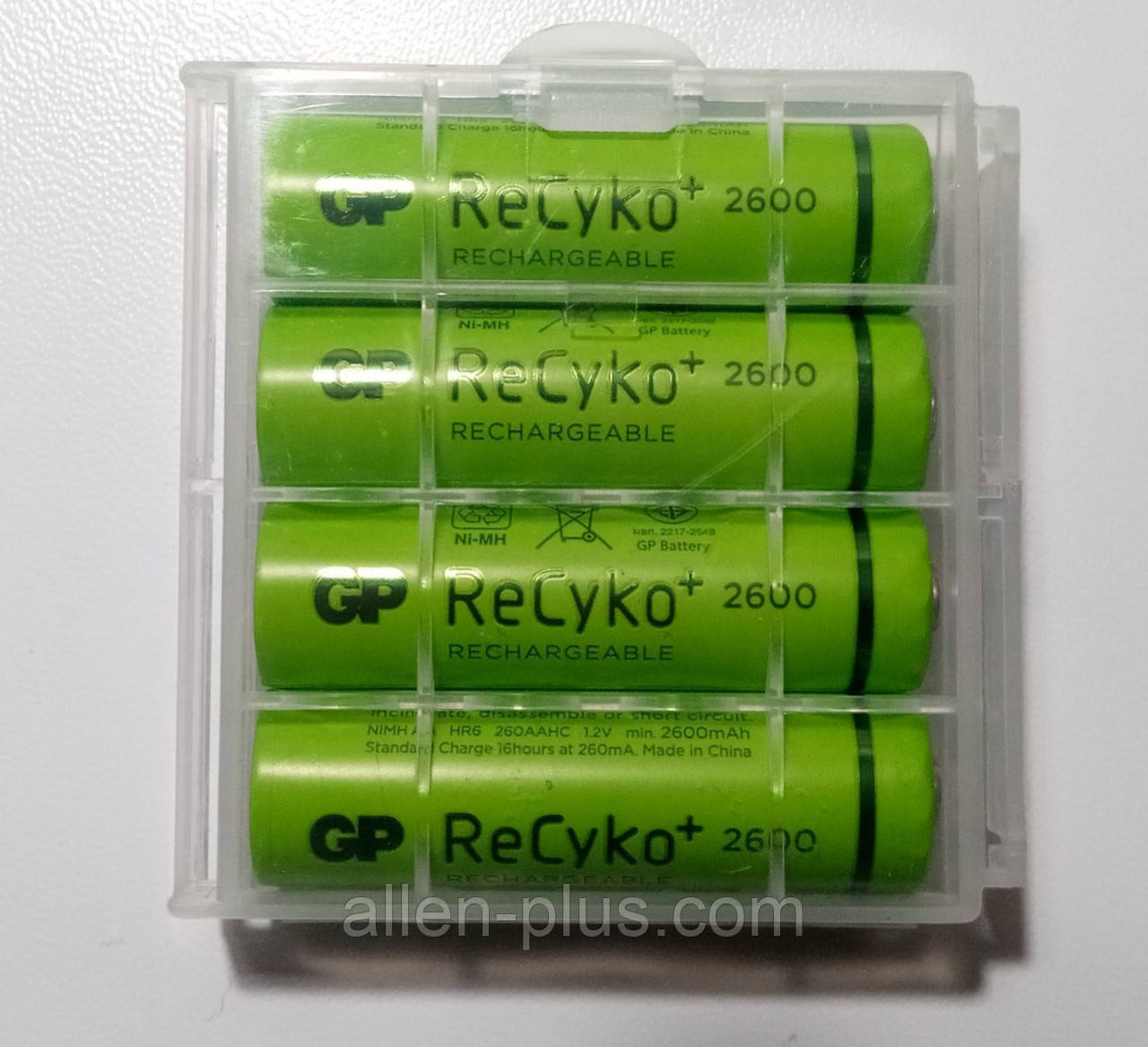 Комплект акумуляторів (4 шт.) GP Green Generation ReCyko+ АА 1.2V 2600mAh Ni-MH