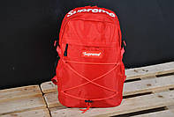 Рюкзак красный Supreme logo
