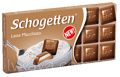 Молочний шоколад Schogetten Latte-Macchiato, 100 г