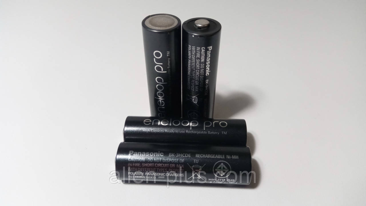 Аккумулятор Panasonic Eneloop Pro AA 1,2V (min 2500 mAh) BK-3HCDE Ni-MH Япония - фото 2 - id-p606535173