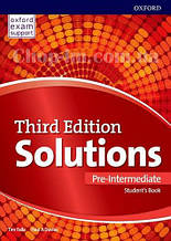 Solutions Third Edition Pre-Intermediate student's Book / Підручник