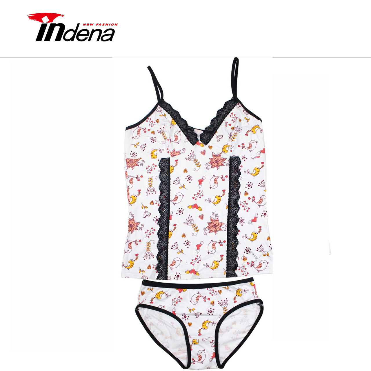 Жіночий комплект майка і труси марка "INDENA" Арт.37013
