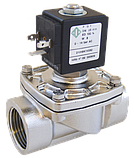 Клапан електромагнітний неіржавкий 21IH7K1V350 (ODE, Italy), G1 1/4, фото 3