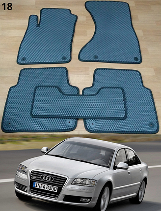 Килимки ЄВА в салон Audi A8 '03-10, фото 2