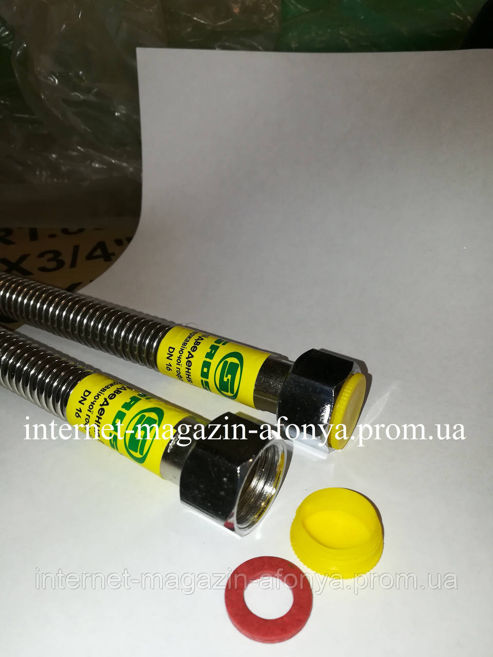 Нержавеющая гофра ( 60 см ) для газа GROSS1/2"ВВ гайка-гайка (ID ...
