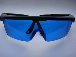 Захисні окуляри (сині) від лазерного випромінювання хвиль 635nm, 650nm, 680nm
