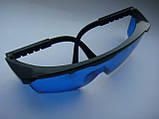 Захисні окуляри (сині) від лазерного випромінювання хвиль 635nm, 650nm, 680nm, фото 2