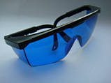 Захисні окуляри (сині) від лазерного випромінювання хвиль 635nm, 650nm, 680nm, фото 3