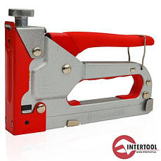 Механічний скобозабивний пістолет під скобу 11.3*0.7*4-14мм, обгумована рукоятка