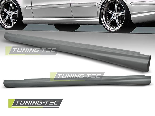 Накладки на пороги тюнінг обвіс Mercedes W211 стиль E55 AMG