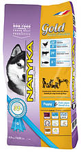 Напіввологий корм для цуценят і собак дрібних порід Natyka Gold Puppy & Small Dogs 4,5 кг