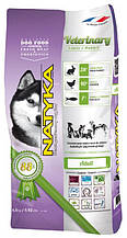 Напіввологий корм для молодих, дорослих або літніх собак з кроликом Natyka Veterinary Rabbit 4,5 кг