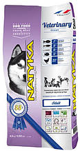 Напіввологий корм для молодих, дорослих або літніх собак з океанічною рибою Natyka Veterinary Ocean 4,5 кг