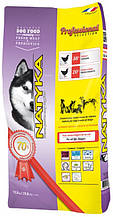 Напіввологий корм для собак усіх порід, різного віку з куркою Natyka Professional 13,5 кг