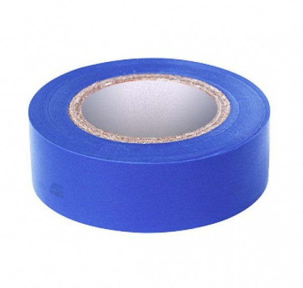 Ізоляційна стрічкаПВХ RIGHT HAUSEN HN 05.1.01.4 синя (9м) Код.58681