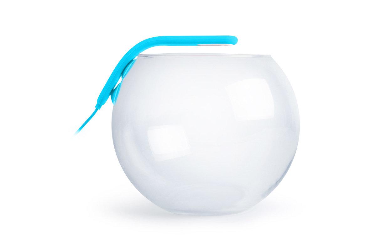 Aqualighter Pico Soft — інноваційний гнучкий LED світильник для круглих акваріумів. Блакитний