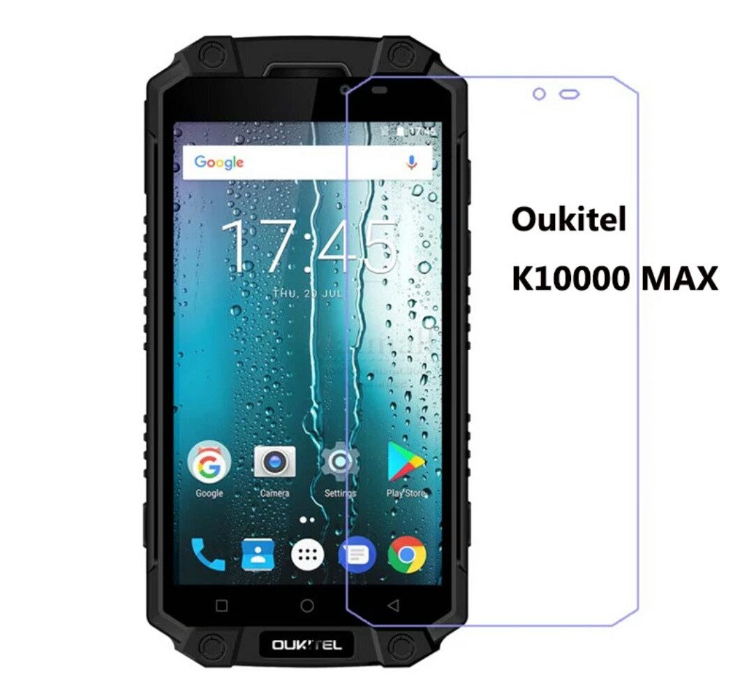 Захистне загартоване скло для Oukitel k10000 MAX 2.5D 0.26 mm