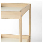 СНИГЛАР Пеленальний стіл, бук, білий, 72x53 см 20045205 IKEA, ІКЕА, SNIGLAR