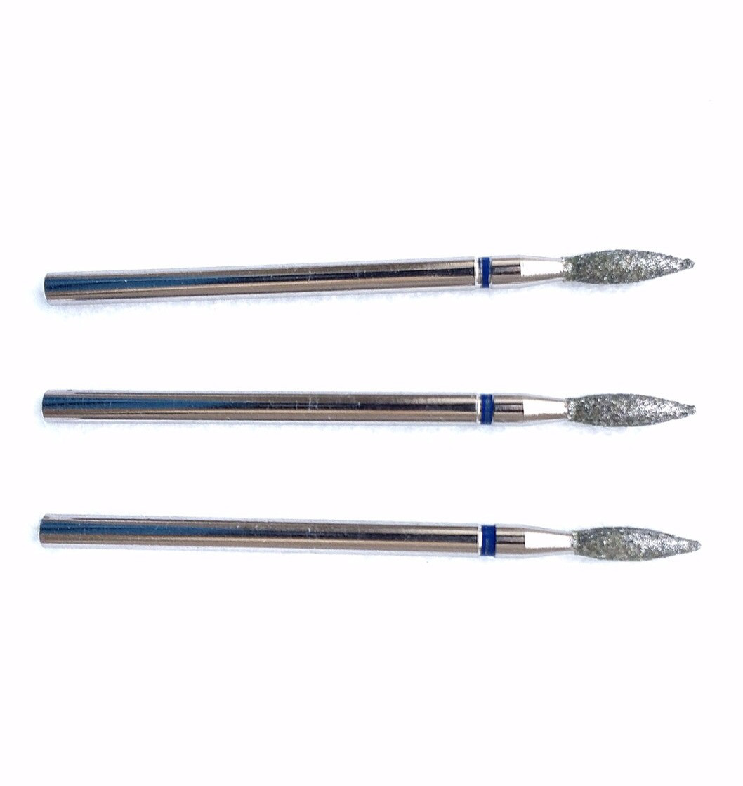 Насадка алмазного полум'я (синя насічка), фото 1