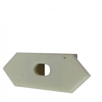 Торцева заглушка 25*10 кутова з отвором (1шт) Код.57805, фото 1