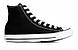 Кеди в стилі Converse ALL STAR (конверси) Чорні високі (біла підошва) у коробці, фото 6