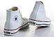 Кеди в стилі Converse ALL STAR (конверси) Білі високі в коробці, фото 7