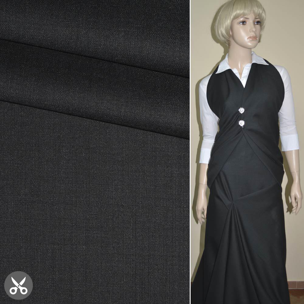 Вовна костюмна асфальт PHILIPP, ш.163