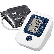 Тонометр автоматичний AND UA-651 на плече з манжетою 22-32 см, індикатором аритмії, адаптером, Японія