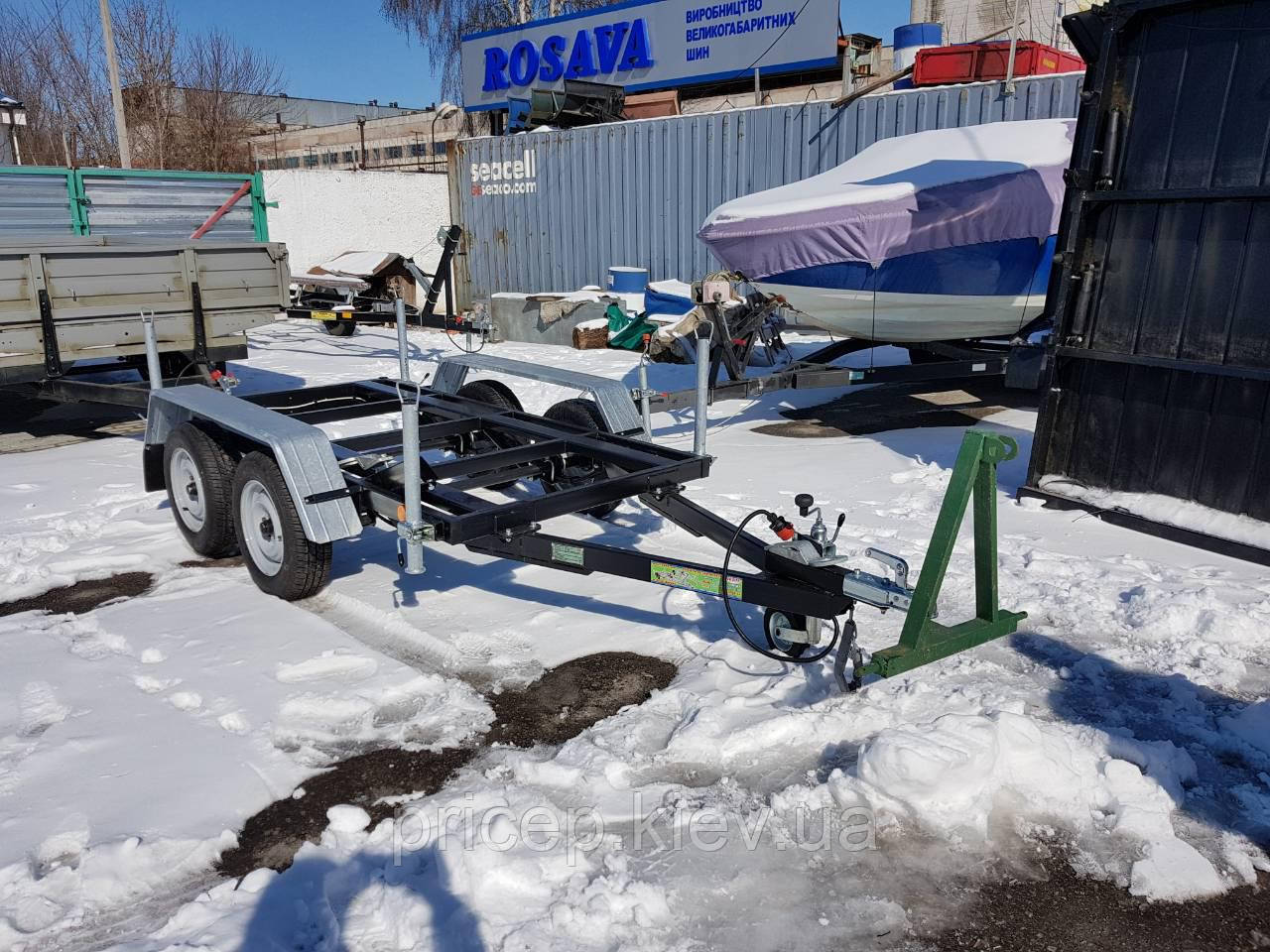 Тягово зчіплені властивості тракторів. Перехідник на легковий причеп
