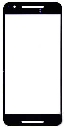 Корпусне скло на Huawei Nexus 6P чорне, фото 1