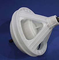 Редуктор ST18 (вал квадрат 9 мм) з приводним ременем А-675Е для пральної машини Saturn, фото 4