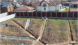 Пристрій дренажу ділянки