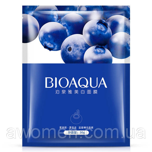 Зволожувальна маска BioAqua черника