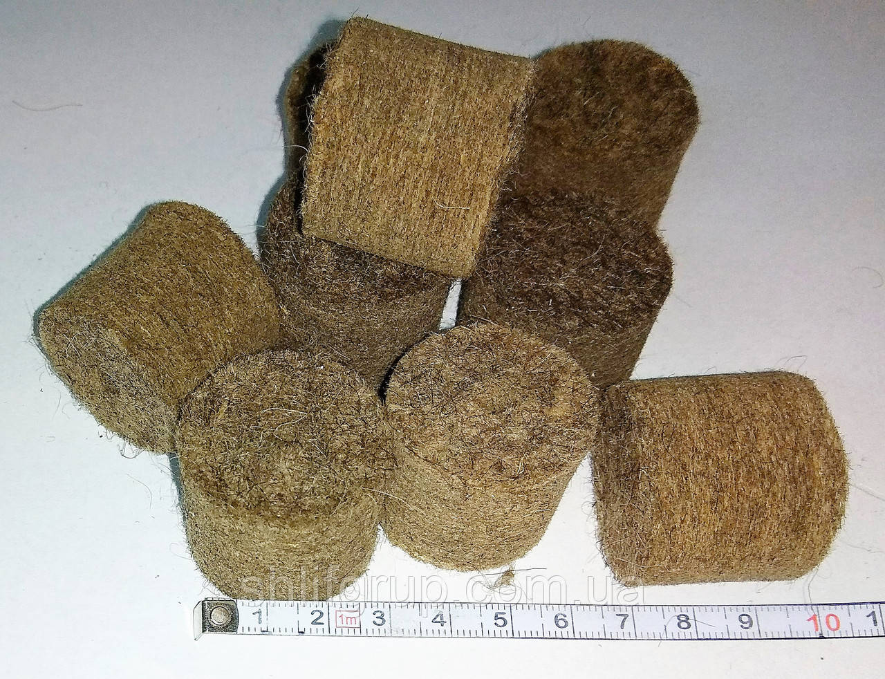 Повстяний круг 30/25 полірувальний м'який без отвору, фото 1