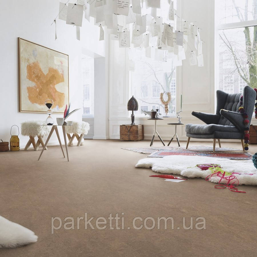 Meister 7305 Золотисто-коричневий Puro LID300S натуральний лінолеум, фото 1
