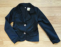 Школьный черный пиджак для девочки