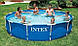 Каркасний басейн Intex 28202 Збірний Metal Frame 305 x 76 см + насос фільтр, фото 4