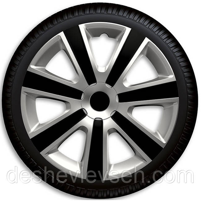 Ковпаки Argo R13 VR silver black ("карбон." спиці), (ARGO)
