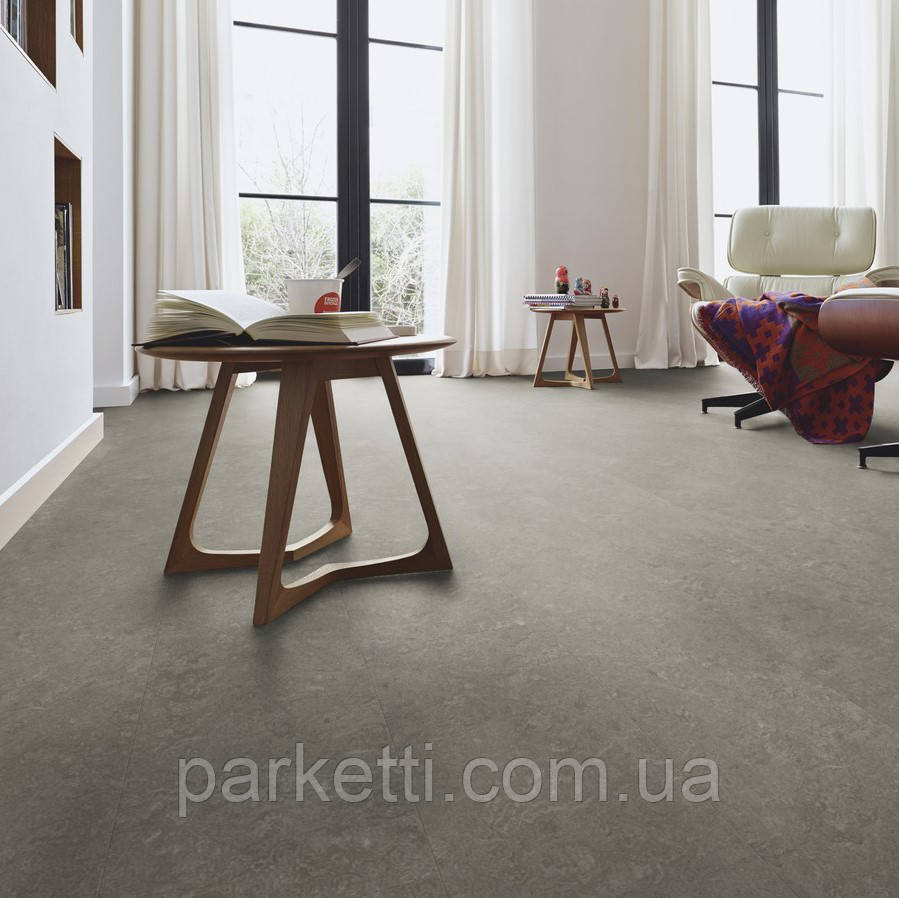 Meister 7304 Сірий кварц Puro LID300S натуральний лінолеум, фото 1