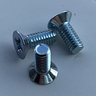 Гвинт DIN 965 з потайною головкою М 4х10 мм. Оцинкований, фото 2