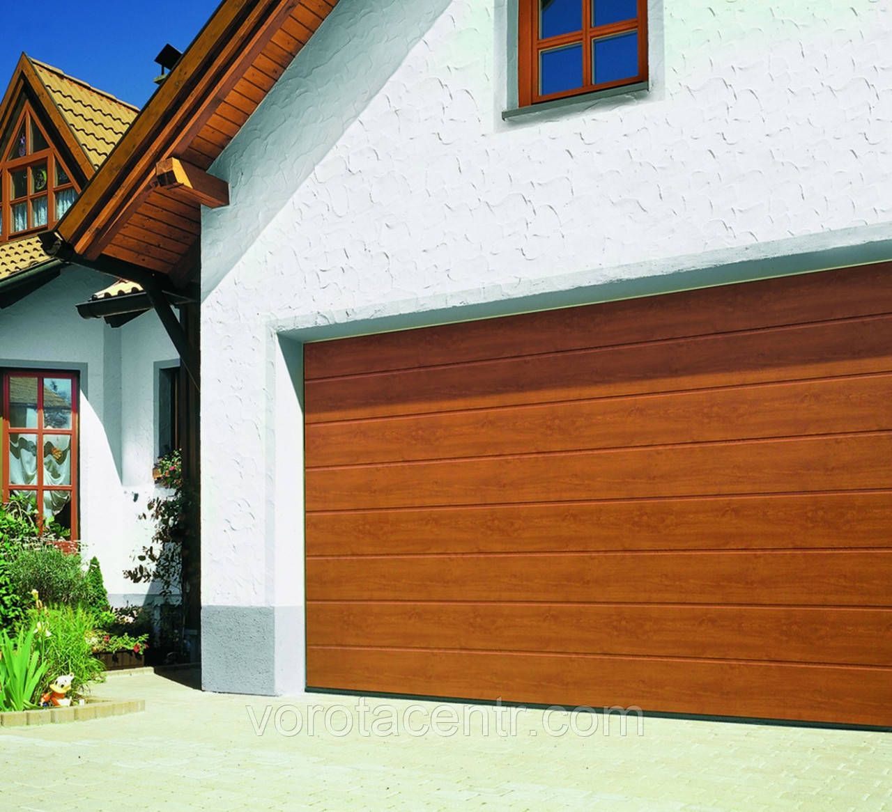 Автоматичні секційні ворота Hormann Renomatic на отвір 2500 x 2250 з автоматикою ProMatic 3, фото 1