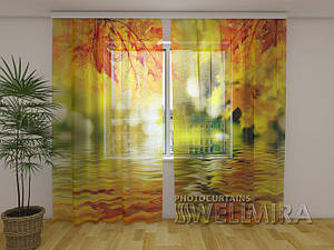 ФотоТюль Золоті листя