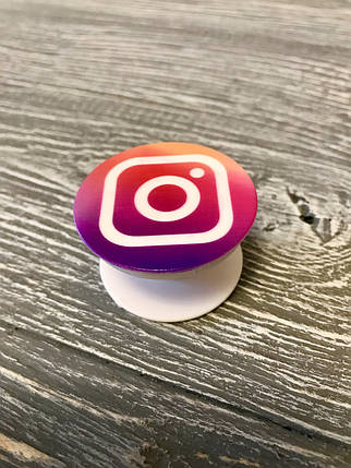 Попсокет для телефонів і планшетів з лого Instagram, фото 1
