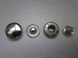 Кнопка альфа 12,5 мм нікель