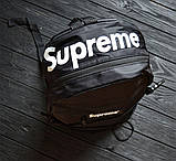 Рюкзак унісекс Supreme Backpack (чорний), фото 3